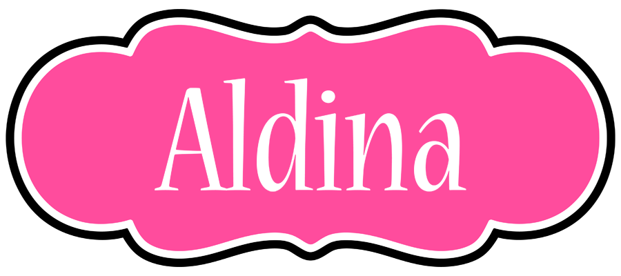 Aldina invitation logo