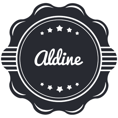 Aldine badge logo