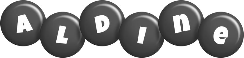 Aldine candy-black logo