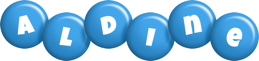 Aldine candy-blue logo