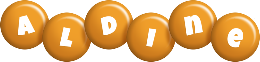 Aldine candy-orange logo