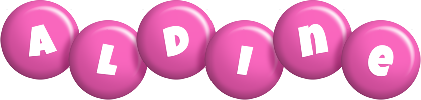 Aldine candy-pink logo