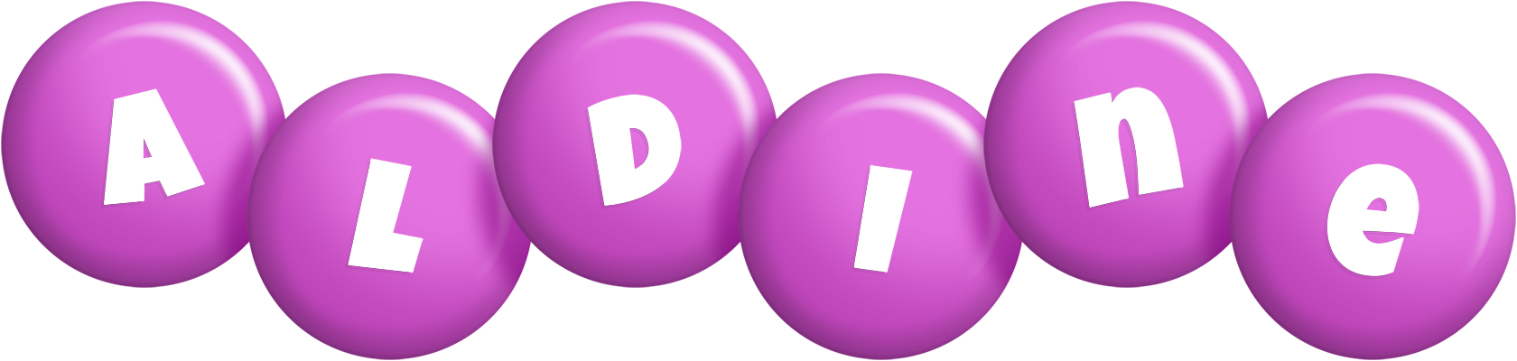 Aldine candy-purple logo