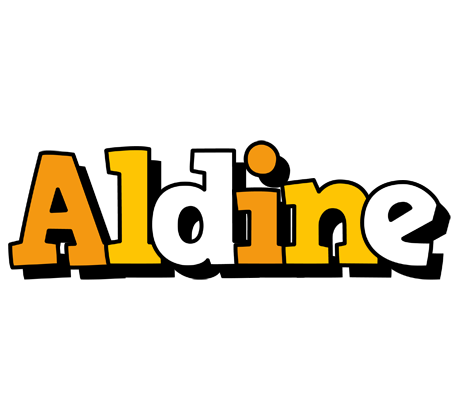 Aldine cartoon logo