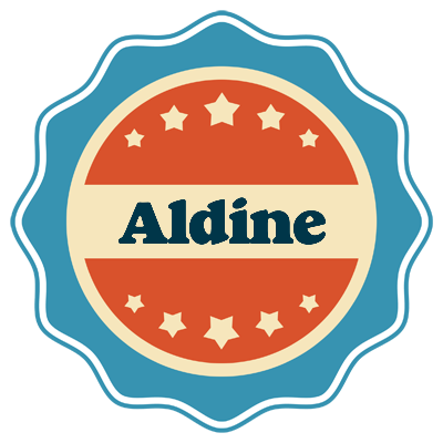 Aldine labels logo