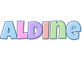 Aldine pastel logo