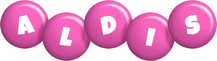 Aldis candy-pink logo