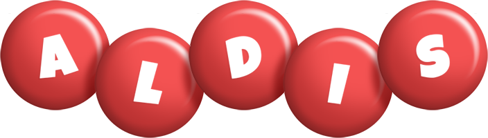 Aldis candy-red logo
