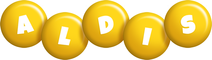 Aldis candy-yellow logo