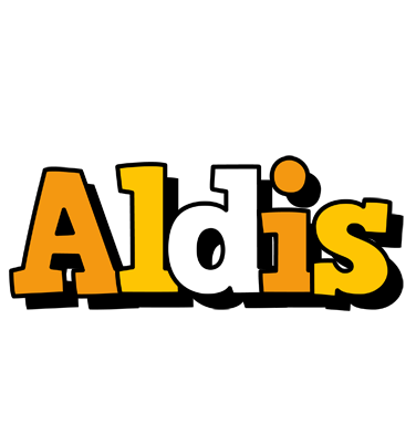 Aldis cartoon logo