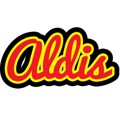 Aldis fireman logo