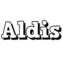 Aldis snowing logo