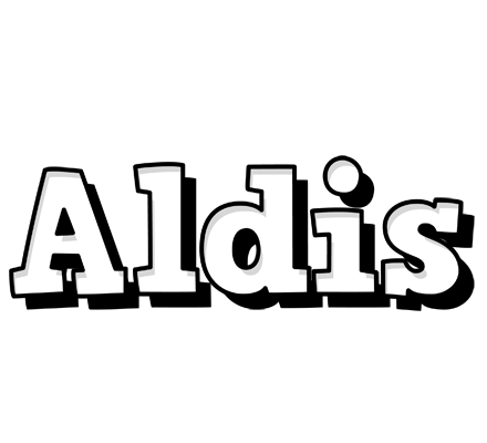 Aldis snowing logo