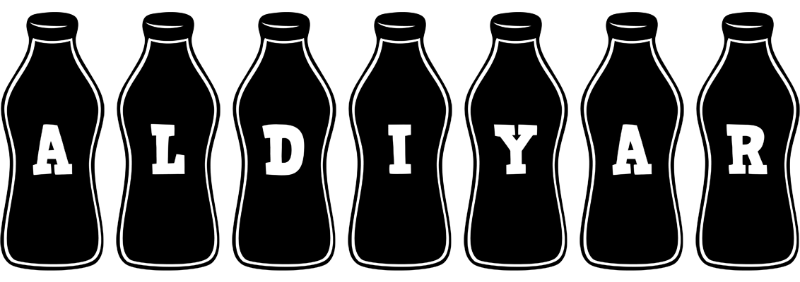 Aldiyar bottle logo