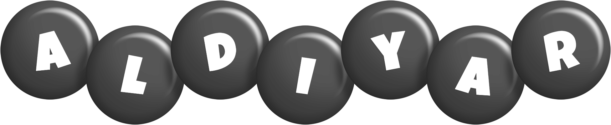 Aldiyar candy-black logo