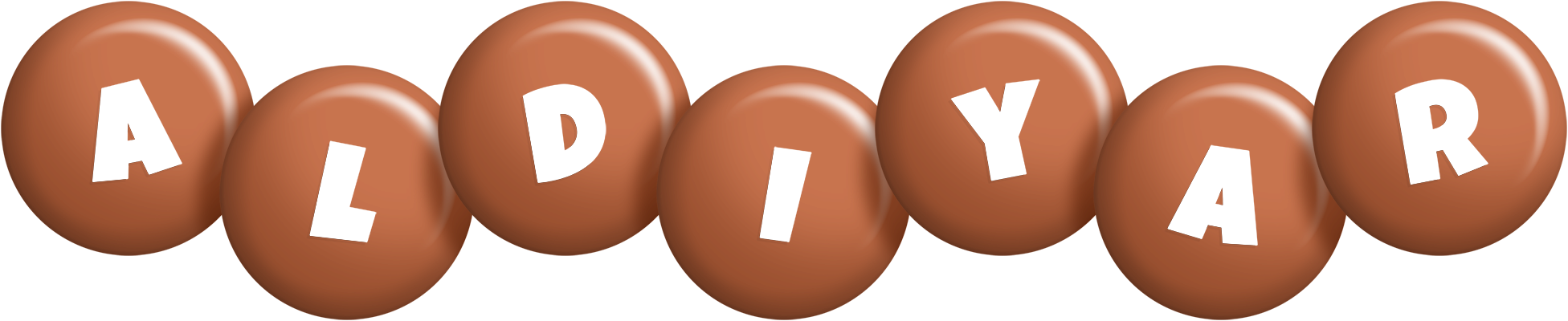 Aldiyar candy-brown logo