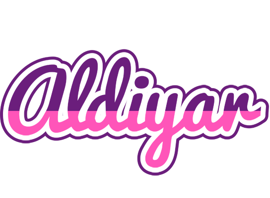 Aldiyar cheerful logo