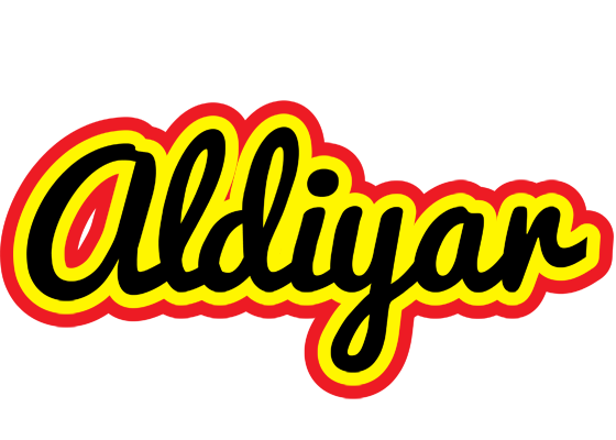 Aldiyar flaming logo