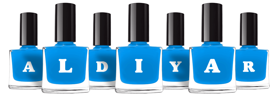 Aldiyar glossy logo