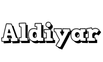 Aldiyar snowing logo