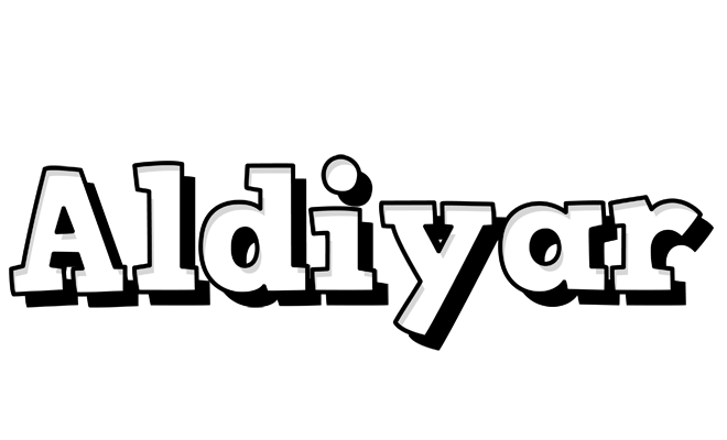 Aldiyar snowing logo