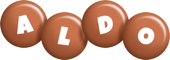 Aldo candy-brown logo