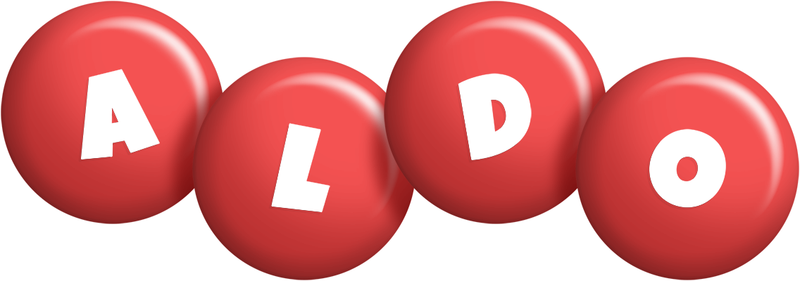 Aldo candy-red logo