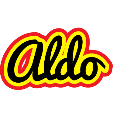 Aldo flaming logo