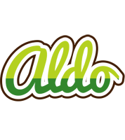 Aldo golfing logo