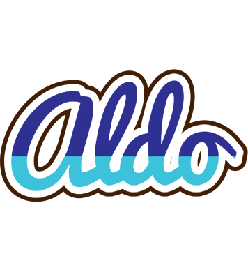 Aldo raining logo