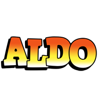 Aldo sunset logo