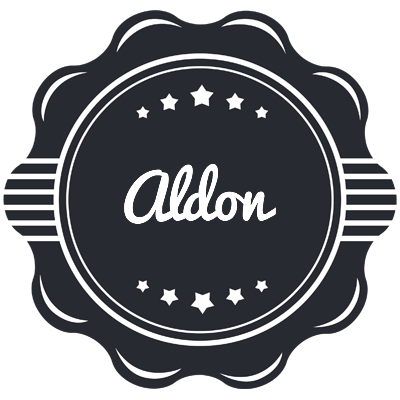 Aldon badge logo