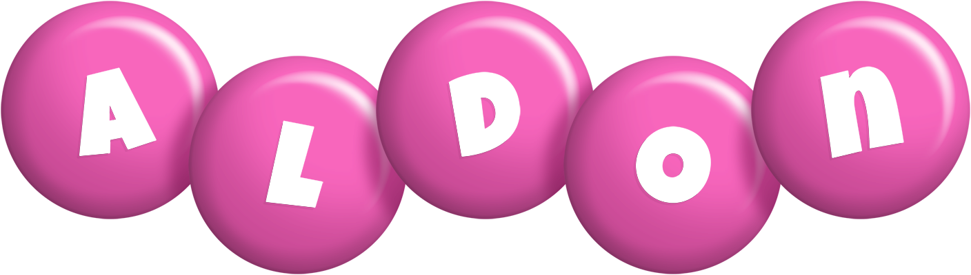 Aldon candy-pink logo