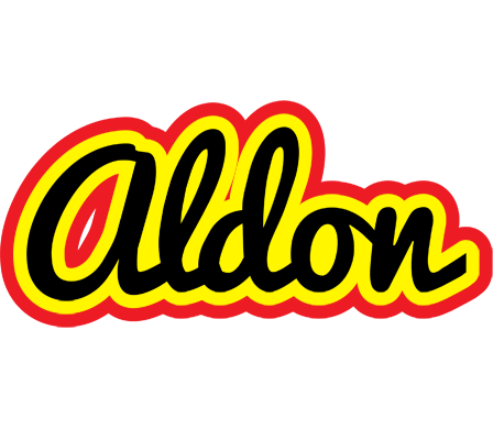 Aldon flaming logo