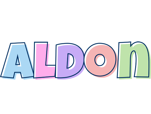 Aldon pastel logo