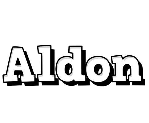 Aldon snowing logo