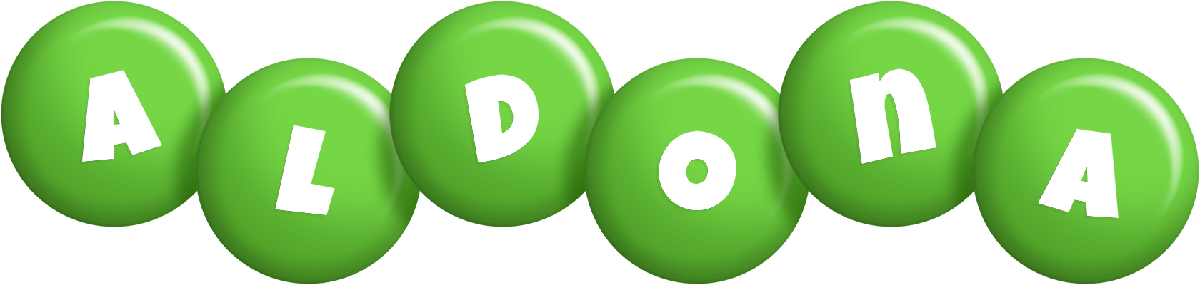 Aldona candy-green logo
