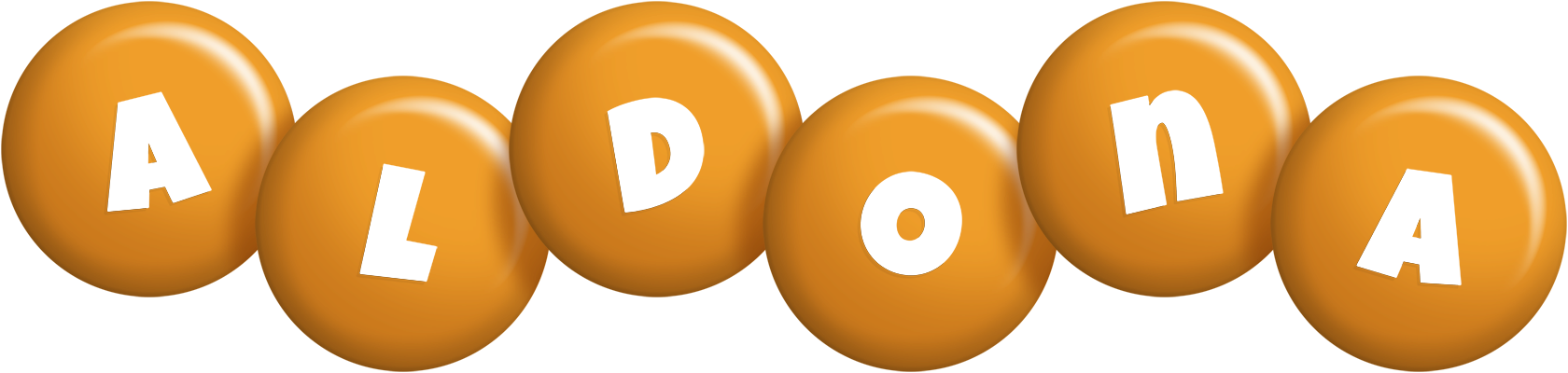Aldona candy-orange logo
