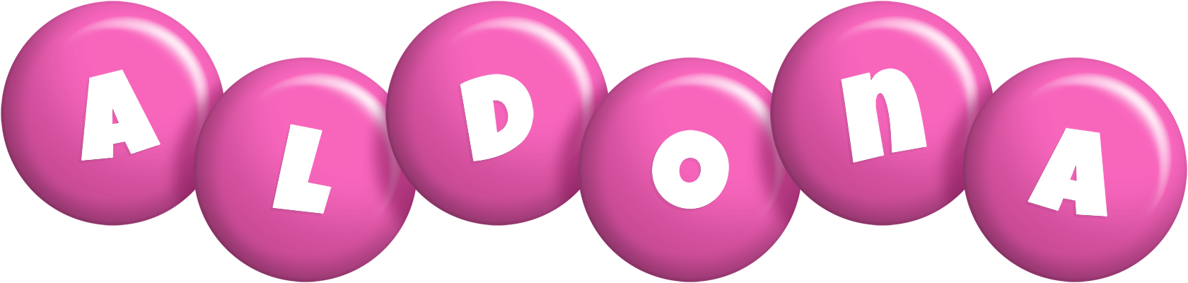 Aldona candy-pink logo
