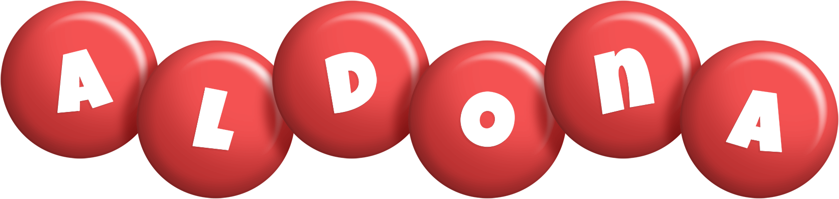 Aldona candy-red logo