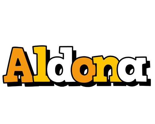 Aldona cartoon logo