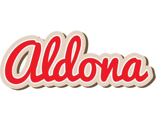 Aldona chocolate logo