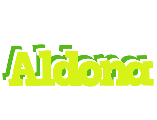 Aldona citrus logo