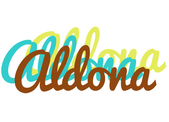 Aldona cupcake logo