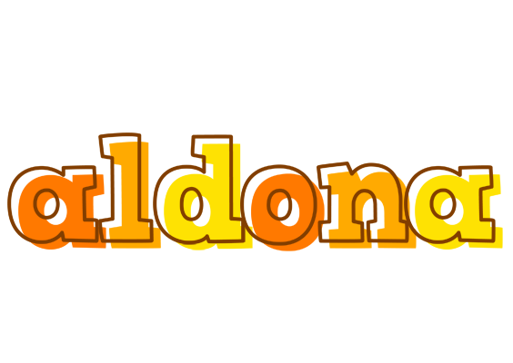 Aldona desert logo