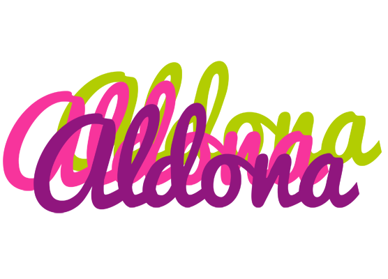 Aldona flowers logo
