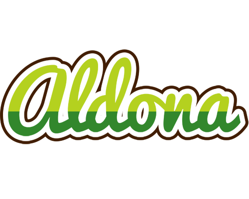 Aldona golfing logo