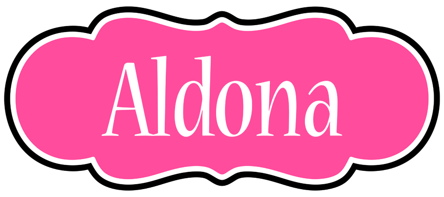 Aldona invitation logo