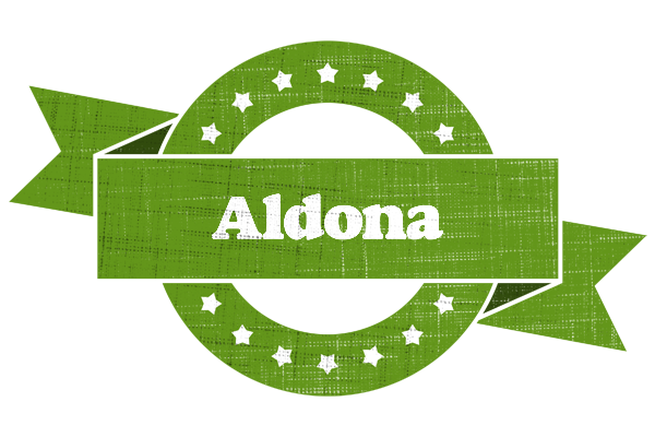 Aldona natural logo