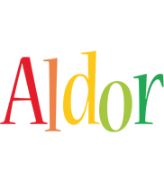 Aldor birthday logo